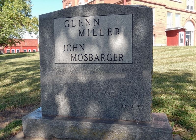 Glenn Miller Marker (<i>south side</i>). Click for full size. Glenn Miller Marker (<i>south side</i>) image. Click for full size.