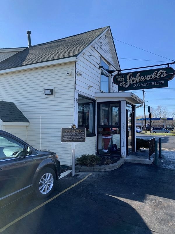 Marker at Schwabl�s Restaurant image. Click for full size.