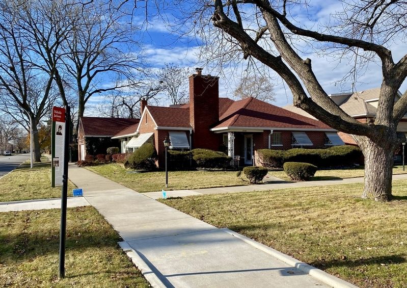 Mahalia Jackson home and marker. Click for full size. Mahalia Jackson home and marker image. Click for full size.