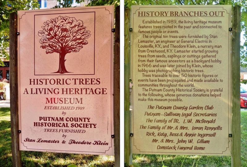 Historic Trees � A Living Heritage Museum image. Click for full size.