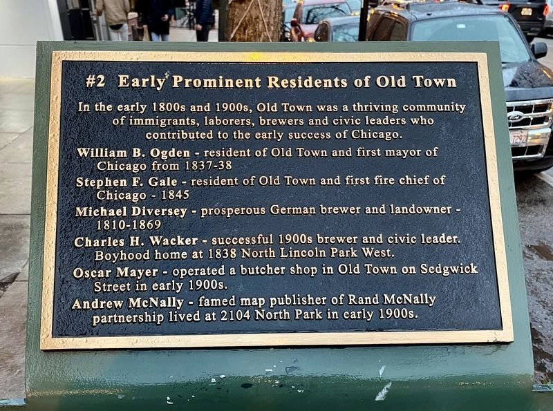 Early Prominent Residents of Old Town (#2) Marker. Click for full size. Early Prominent Residents of Old Town (#2) Marker image. Click for full size.
