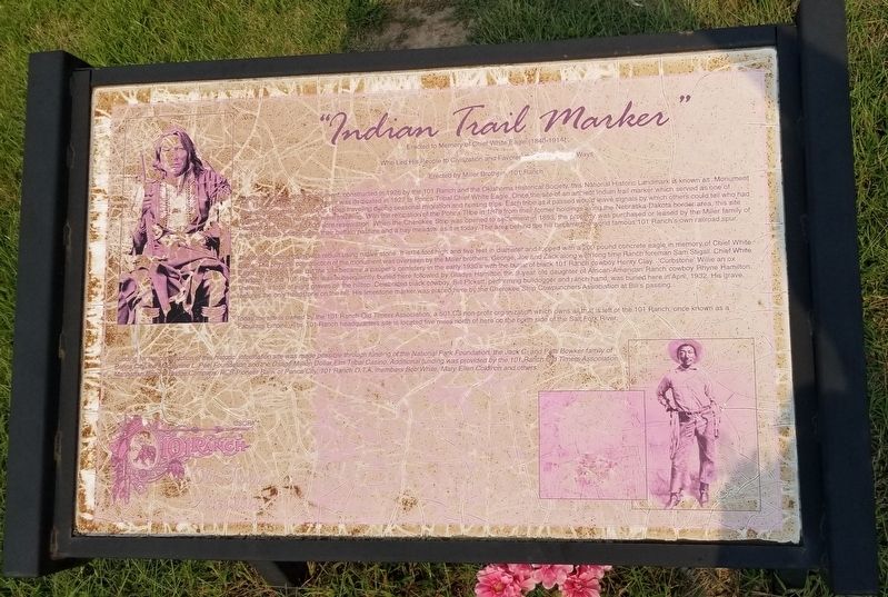 "Indian Trail Marker" Marker. Click for full size. "Indian Trail Marker" Marker image. Click for full size.