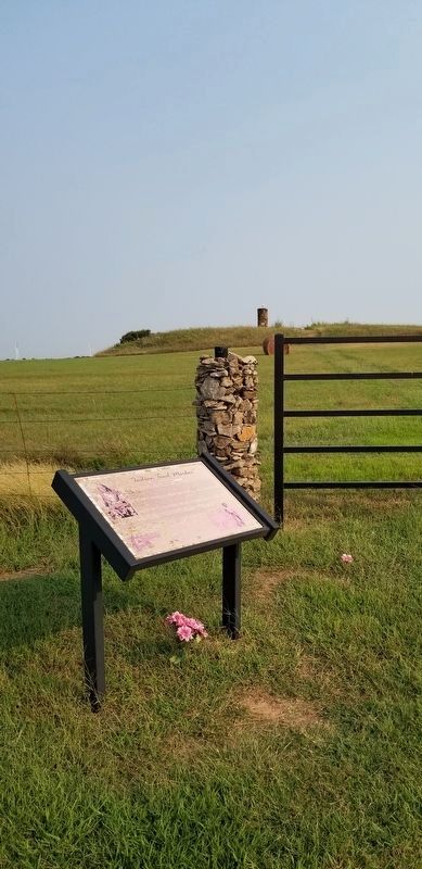 The "Indian Trail Marker" Marker and the Monument Hill in the background. Click for full size. The "Indian Trail Marker" Marker and the Monument Hill in the background image. Click for full size.