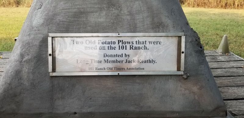 Two Old Potato Plows Marker image. Click for full size.
