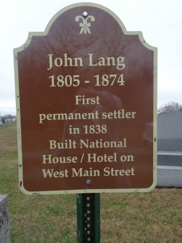 John Lang Marker image. Click for full size.