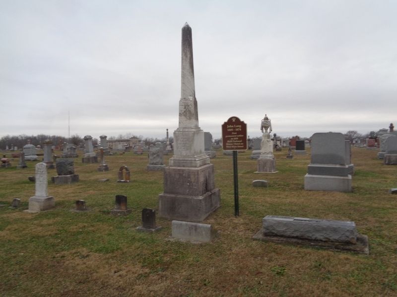 John Lang Marker image. Click for full size.
