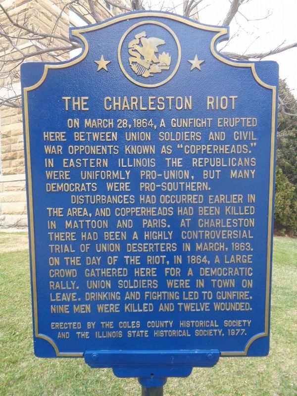 The Charleston Riot Marker image. Click for full size.