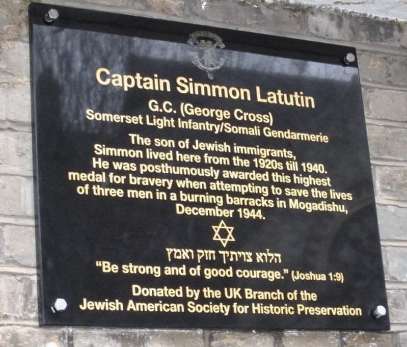 Captain Simmon Latutin Marker. Click for full size. Captain Simmon Latutin Marker image. Click for full size.