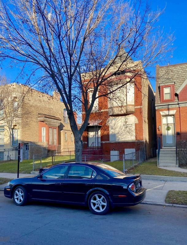 McKinley Morganfield "Muddy Waters" - former residence and marker image. Click for full size.