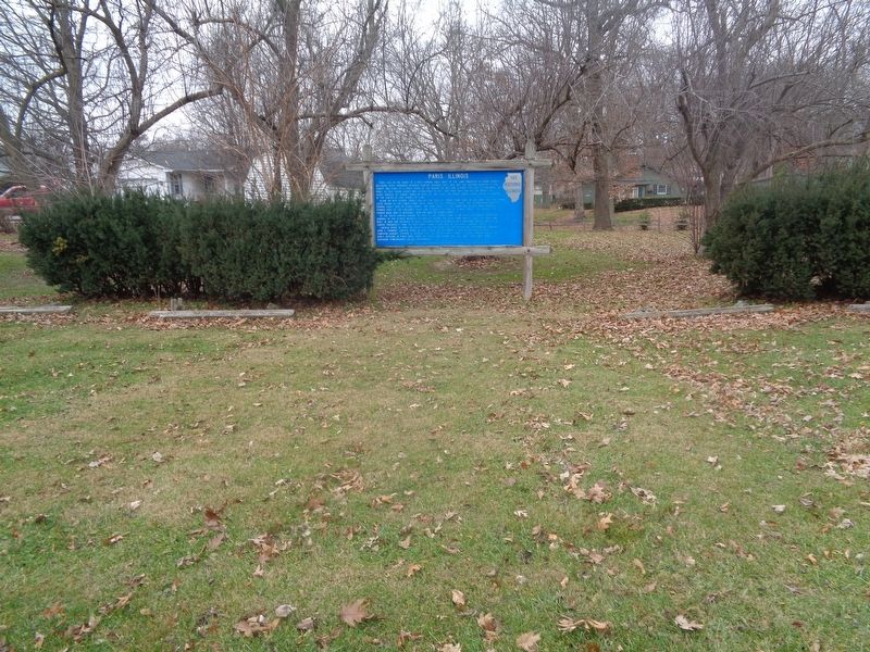 Paris Illinois Marker image. Click for full size.