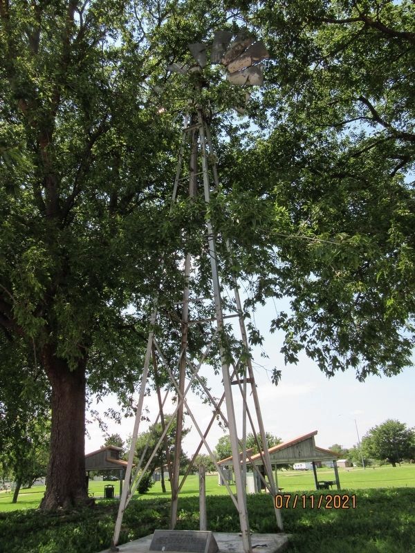 "Trees" of the Prairie Marker and Windmill. Click for full size. "Trees" of the Prairie Marker and Windmill image. Click for full size.