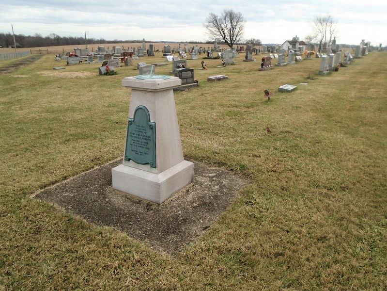 Site of Zion Evangelical Lutheran Church Marker image. Click for full size.