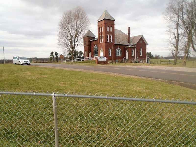 View of Zion Reformed UCC from Marker image. Click for full size.