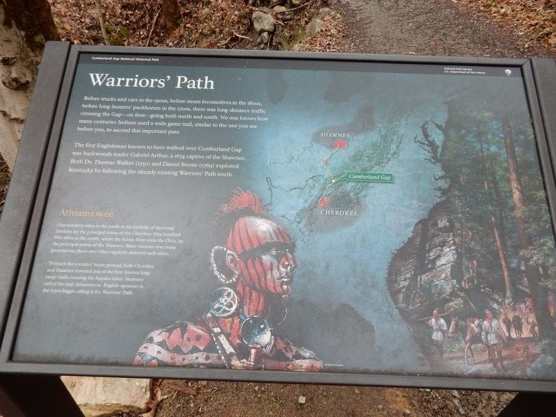 Warriors' Path Marker image. Click for full size.