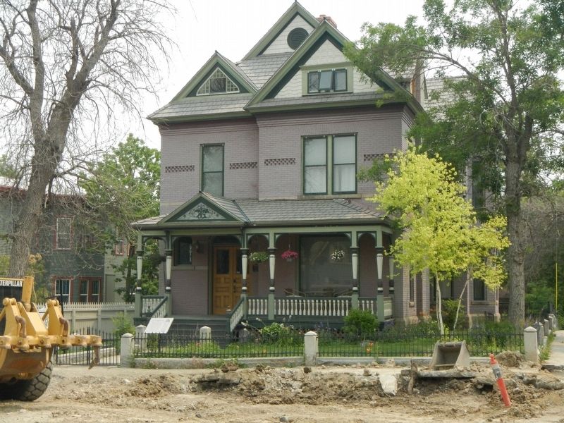 Francis & Hannah Pope House and Marker image. Click for full size.