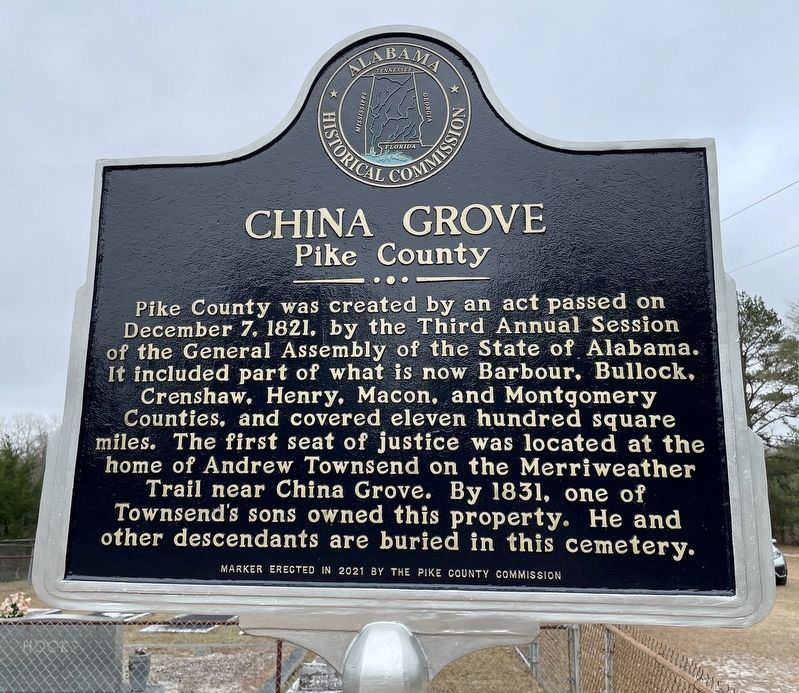 China Grove Marker image. Click for full size.