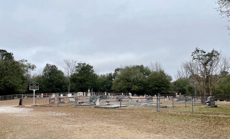 China Grove marker at the Concord Cemetery. image. Click for full size.