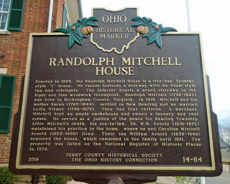 Randolph Mitchell House Marker image. Click for full size.
