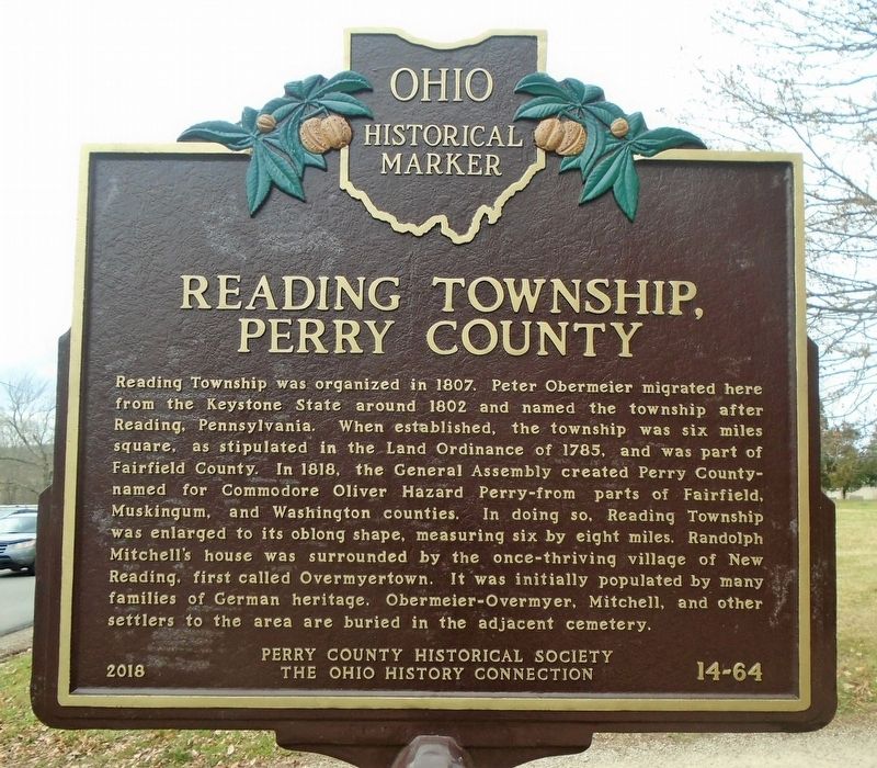 Reading Township, Perry County Marker image. Click for full size.