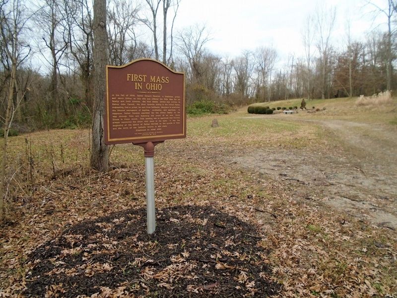 First Mass in Ohio Marker image. Click for full size.