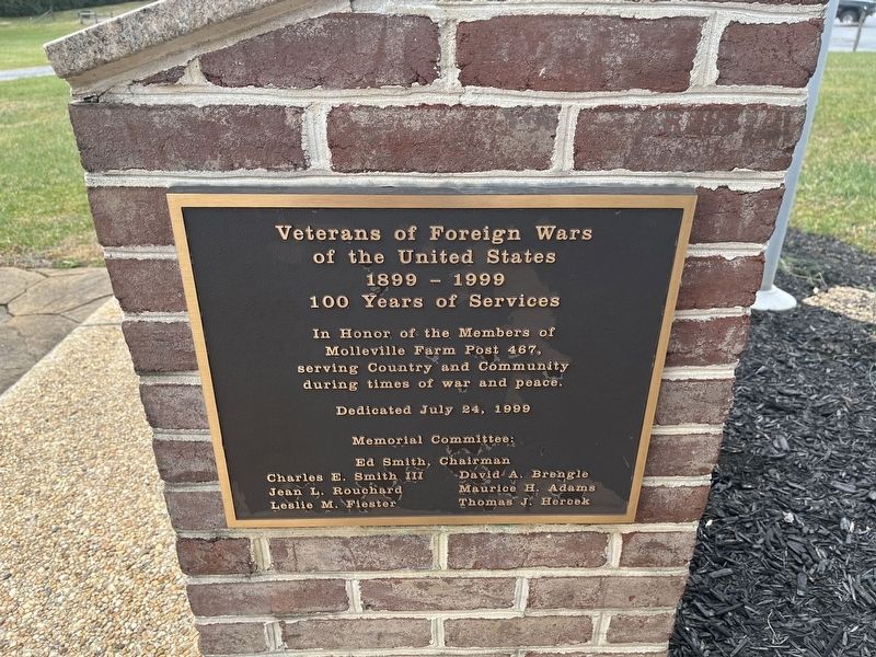 Veterans of Foreign Wars of the United States Marker. Click for full size. Veterans of Foreign Wars of the United States Marker image. Click for full size.