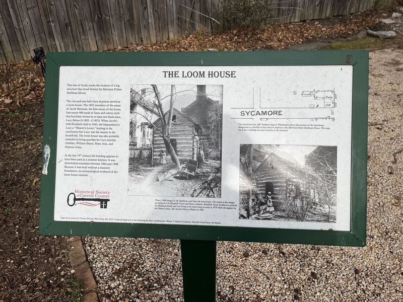 The Loom House Marker image. Click for full size.