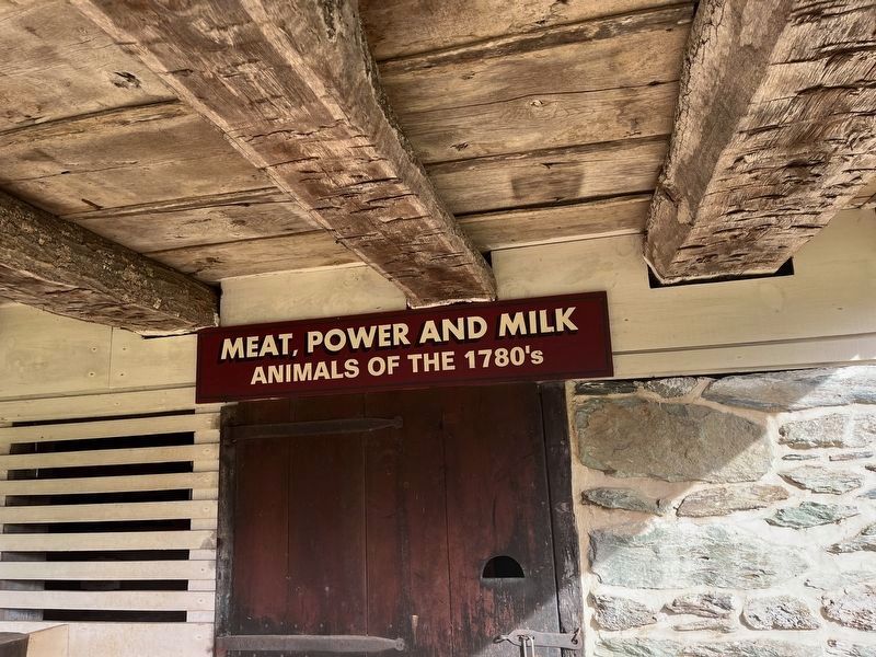 Additional signage at the entrance to the stable image. Click for full size.