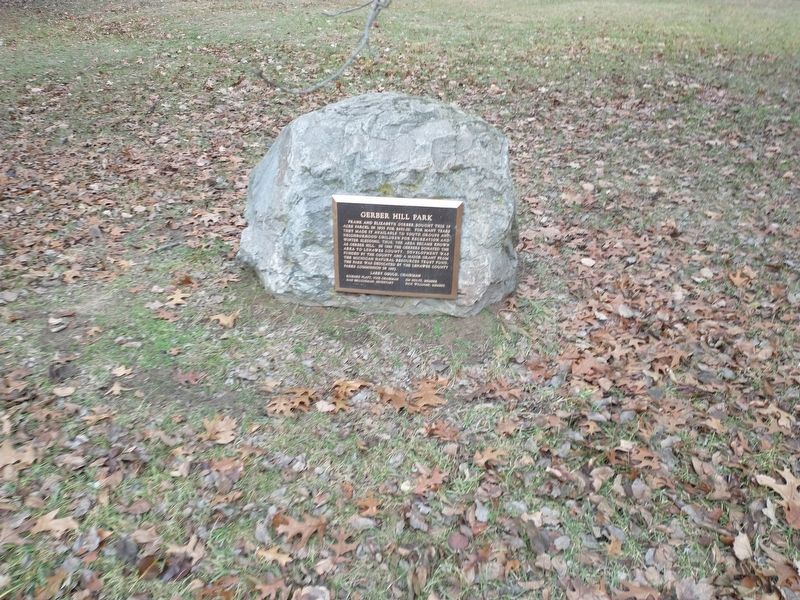 Gerber Hill Park Marker image. Click for full size.