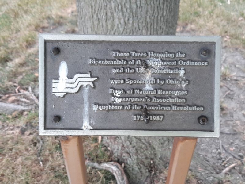 Bicentennials of the Northwest Ordinance and the U.S. Constitution Marker image. Click for full size.