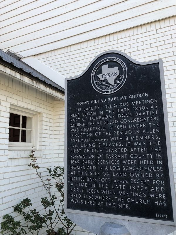 Mount Gilead Baptist Church Marker. Click for full size. Mount Gilead Baptist Church Marker image. Click for full size.