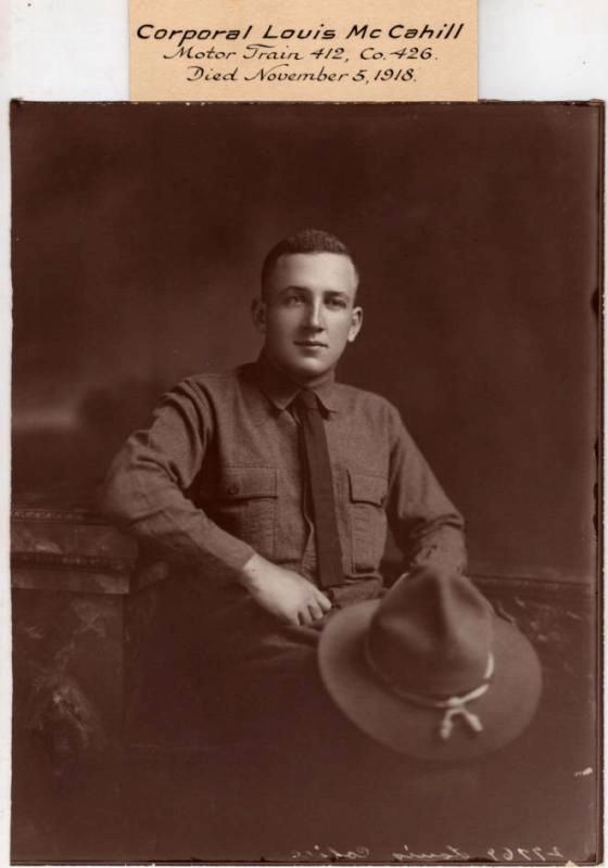 Corporal Louis McCahill image. Click for full size.