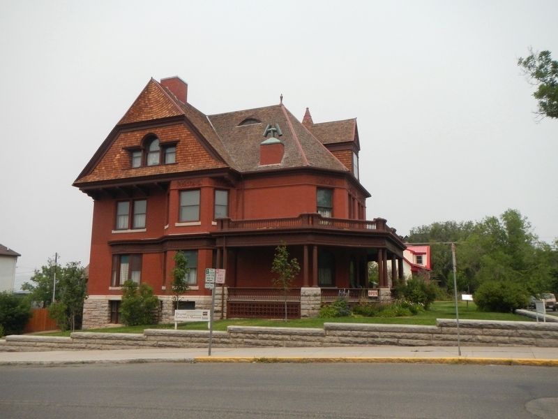 Original Governor's Mansion and Marker image. Click for full size.