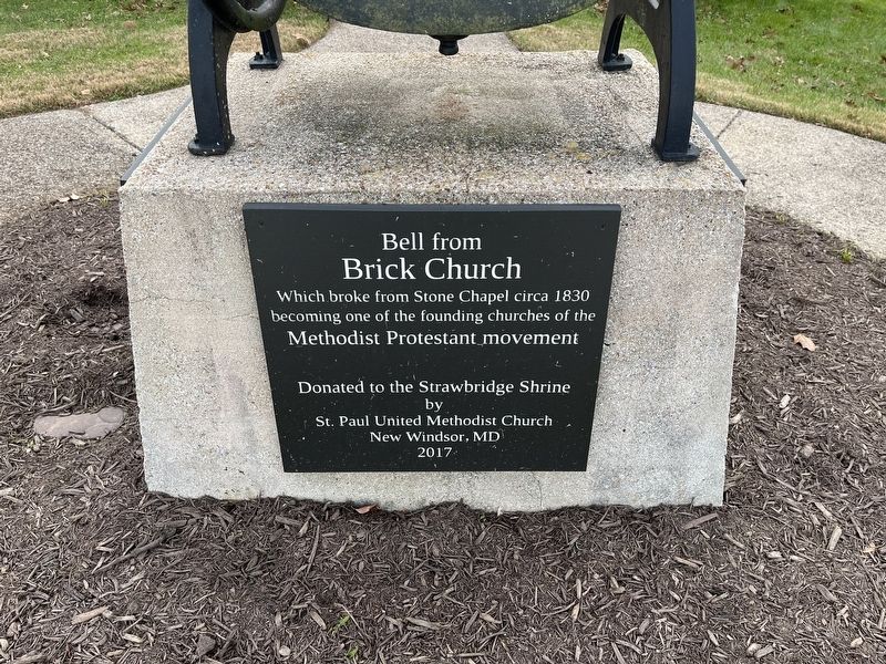 Bell from Brick Church Marker. Click for full size. Bell from Brick Church Marker image. Click for full size.