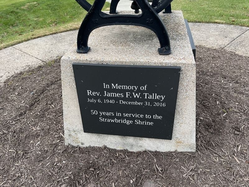 Rev. Talley side of the marker image, Touch for more information