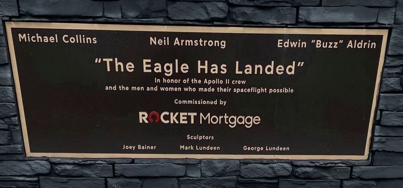 �The Eagle Has Landed� Monument image. Click for full size.