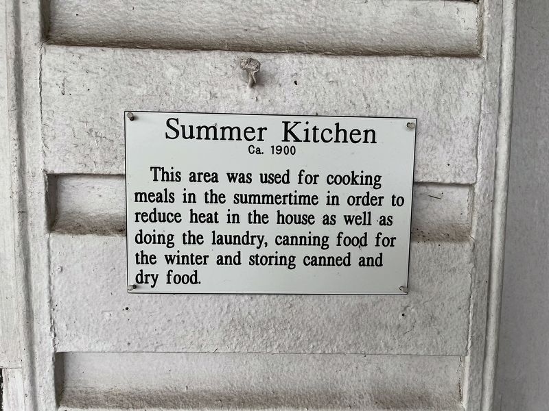 Summer Kitchen Marker image. Click for full size.