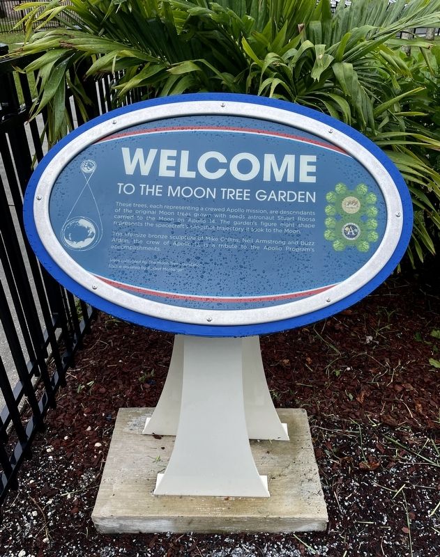 The Moon Tree Garden Marker image. Click for full size.