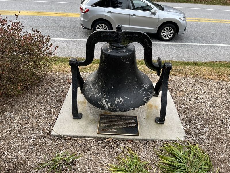 Mount Gregory United Methodist Church Bell image. Click for full size.