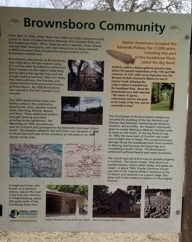 Brownsboro Community Marker. Click for full size. Brownsboro Community Marker image. Click for full size.