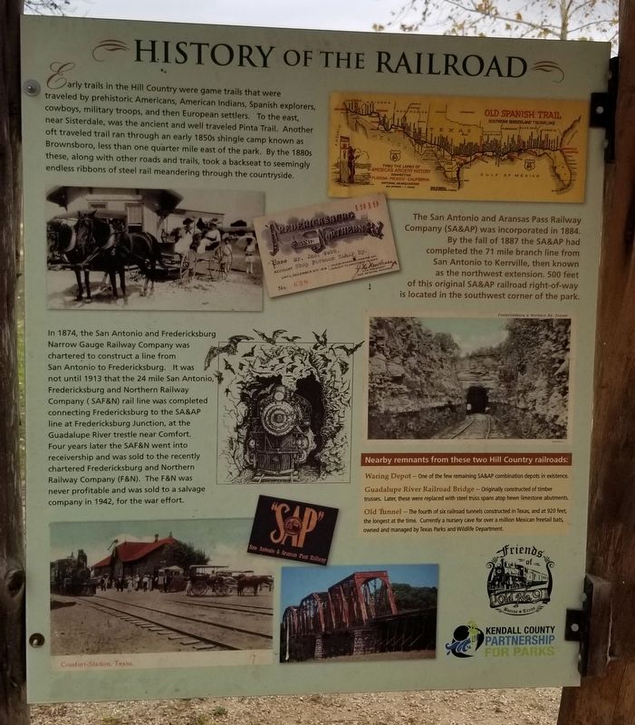 History of the Railroad Marker image. Click for full size.