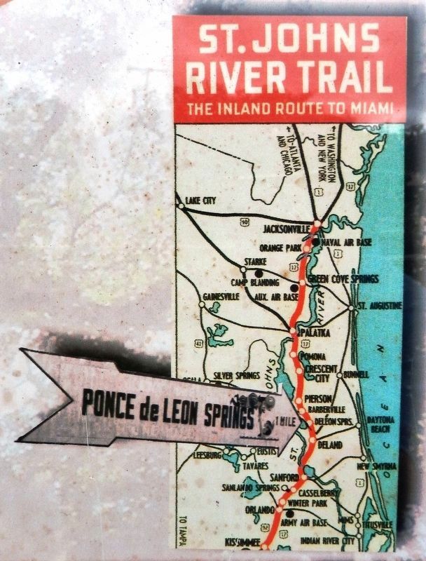Marker detail: St. Johns River Trail Map. Click for full size. Marker detail: St. Johns River Trail Map image. Click for full size.