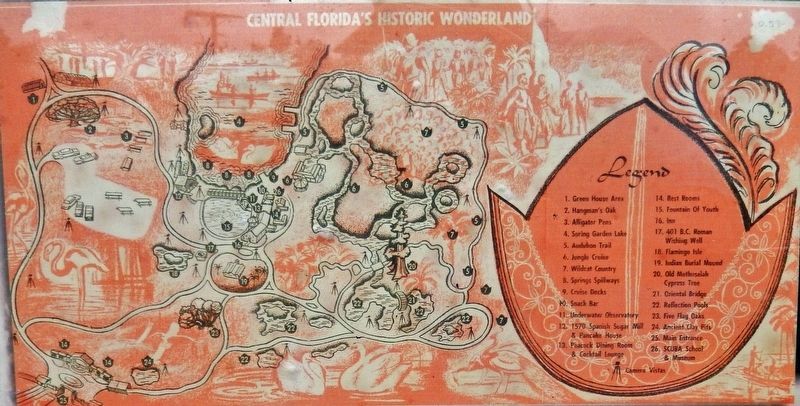 Marker detail: Park map from the 1950's. Click for full size. Marker detail: Park map from the 1950's image. Click for full size.
