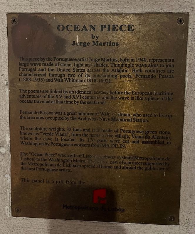 Ocean Piece Marker. Click for full size. Ocean Piece Marker image. Click for full size.