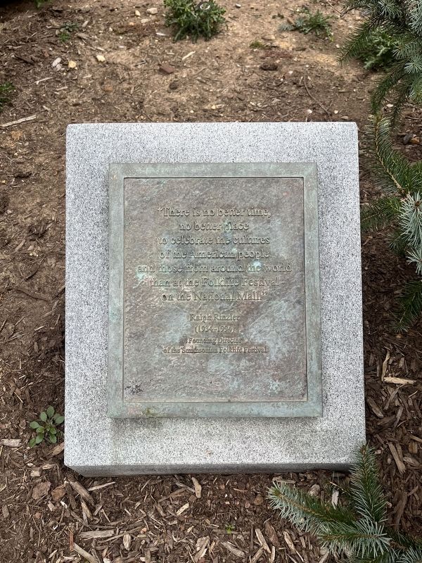 Ralph Rinzler Marker image. Click for full size.