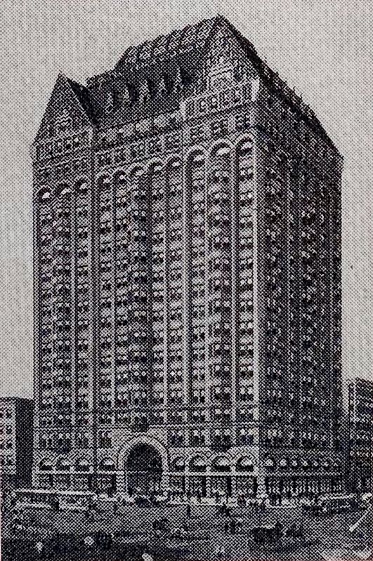 Marker inset: Masonic Temple Building image. Click for full size.