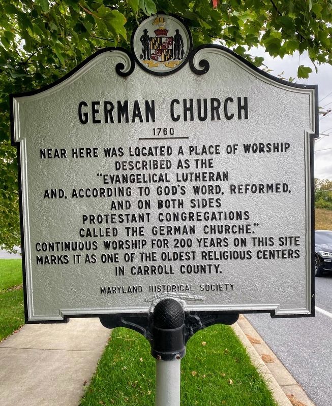 German Church Marker image. Click for full size.
