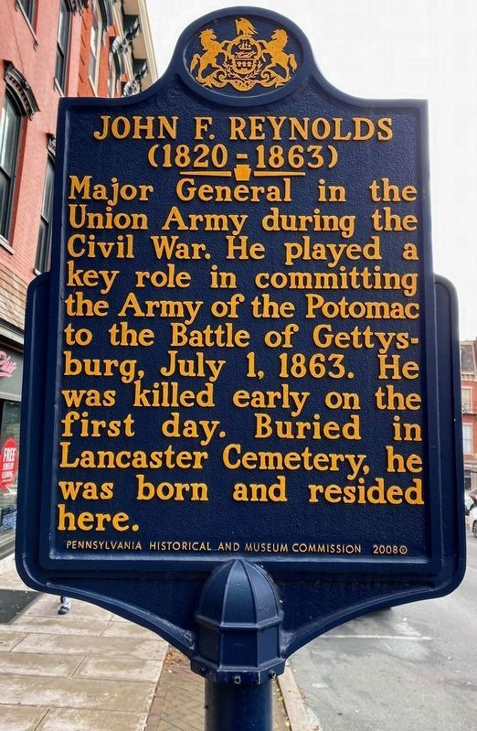 John F. Reynolds Marker image. Click for full size.