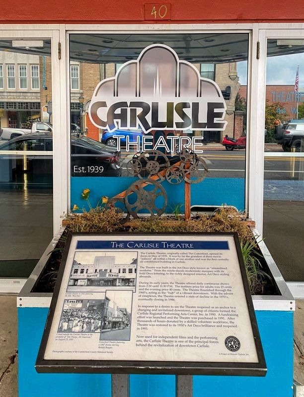 The Carlisle Theatre Marker image. Click for full size.