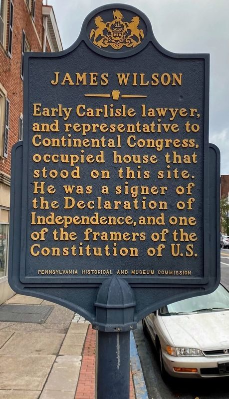 James Wilson Marker. Click for full size. James Wilson Marker image. Click for full size.