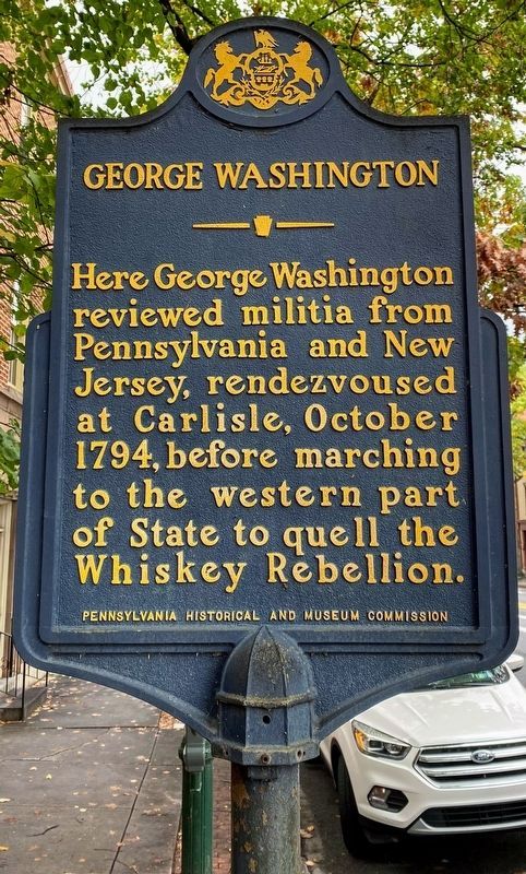 George Washington Marker. Click for full size. George Washington Marker image. Click for full size.